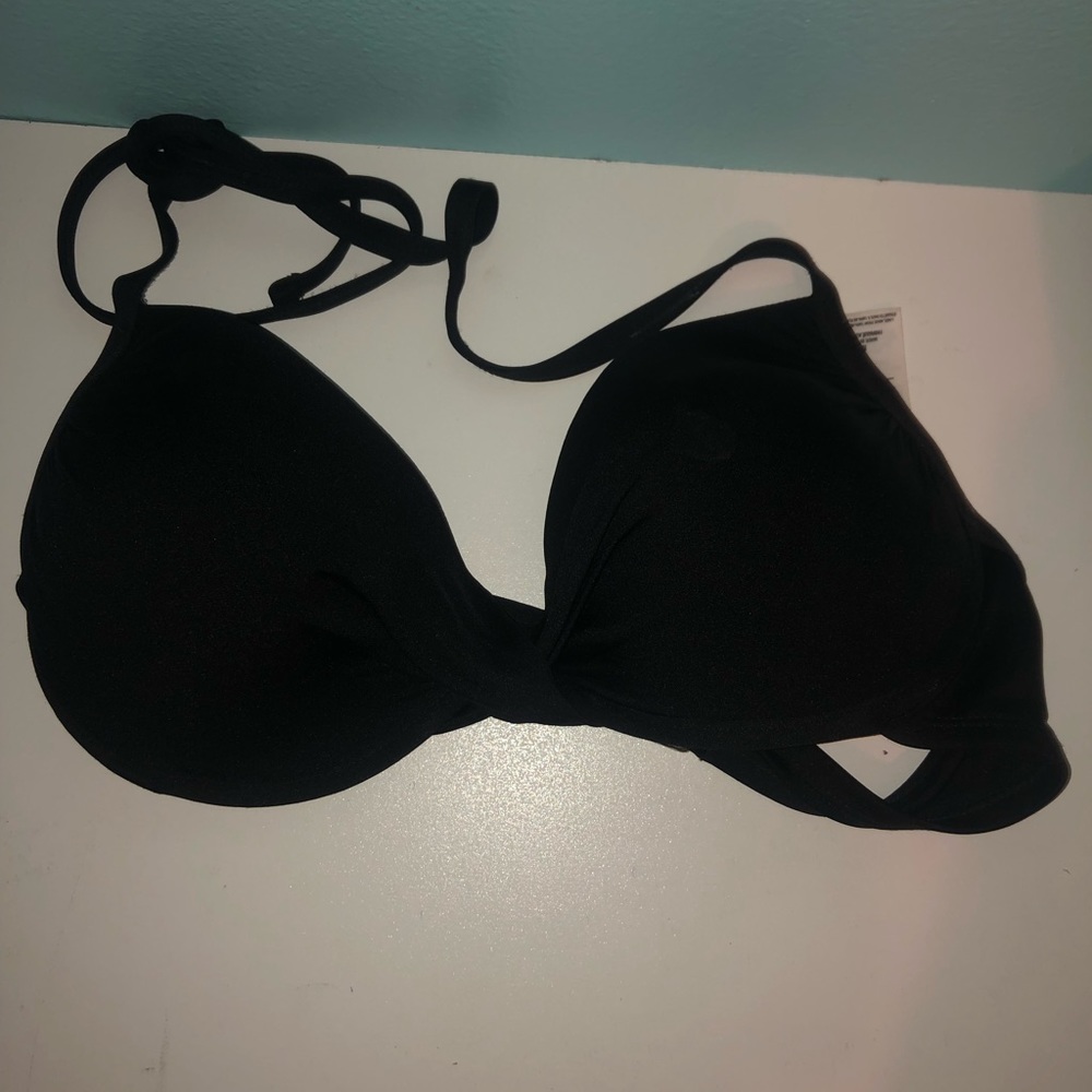 Black bikini top